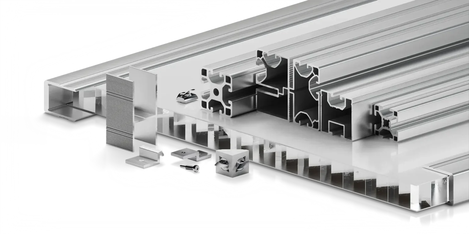 Aluminium profielen, plaatprofielen en toebehoren